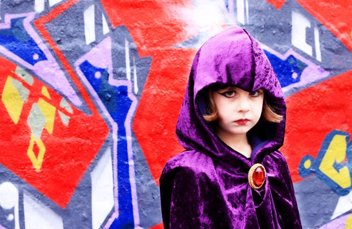 raven costume for kids