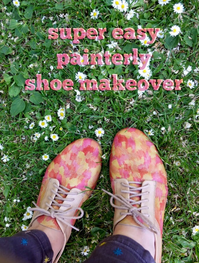 DIY easy shoe makeover