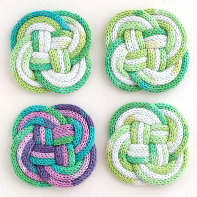 four french knitted coasters mypoppet.com.au