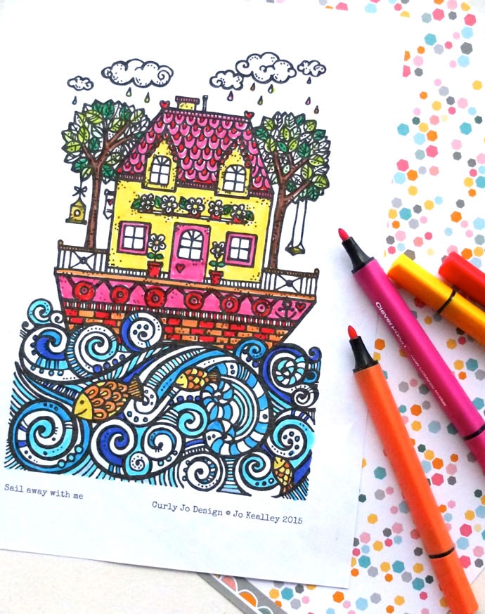 Free printable colouring page