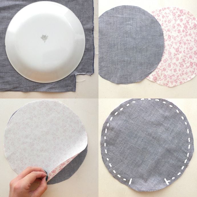 DIY quilted hot pad instructions