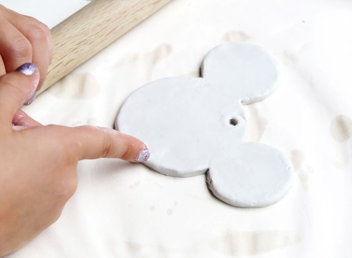 Disney Mickey Mouse DIY Clay Christmas Ornament mypoppet.com.au