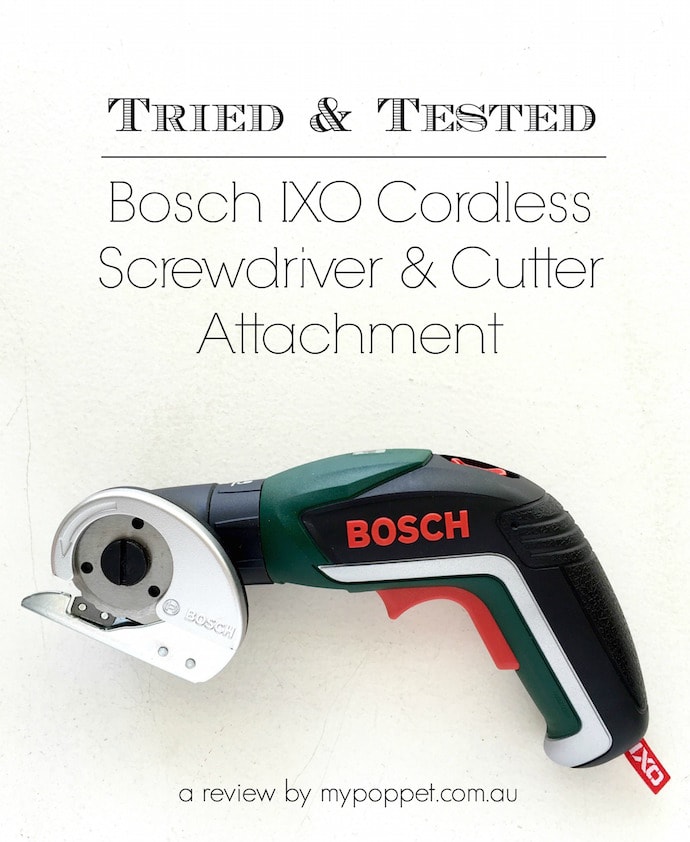 Tried Tested Bosch IXO Cordless Screwdriver Cutter Attachment