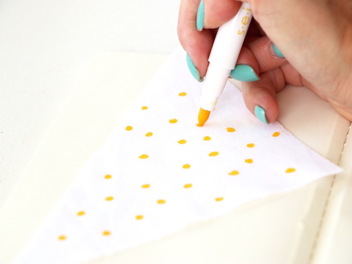 fabric marker sprinkles