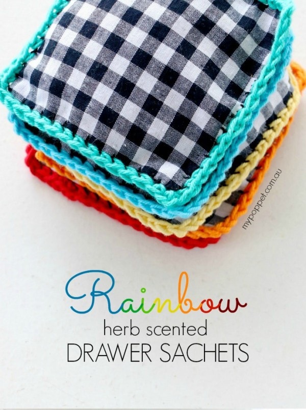 Rainbow Herb Scented Drawer Sachets My Poppet Makes