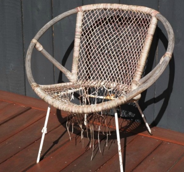 Upcycle Style Vintage Saucer Chair Makeover My Poppet Makes