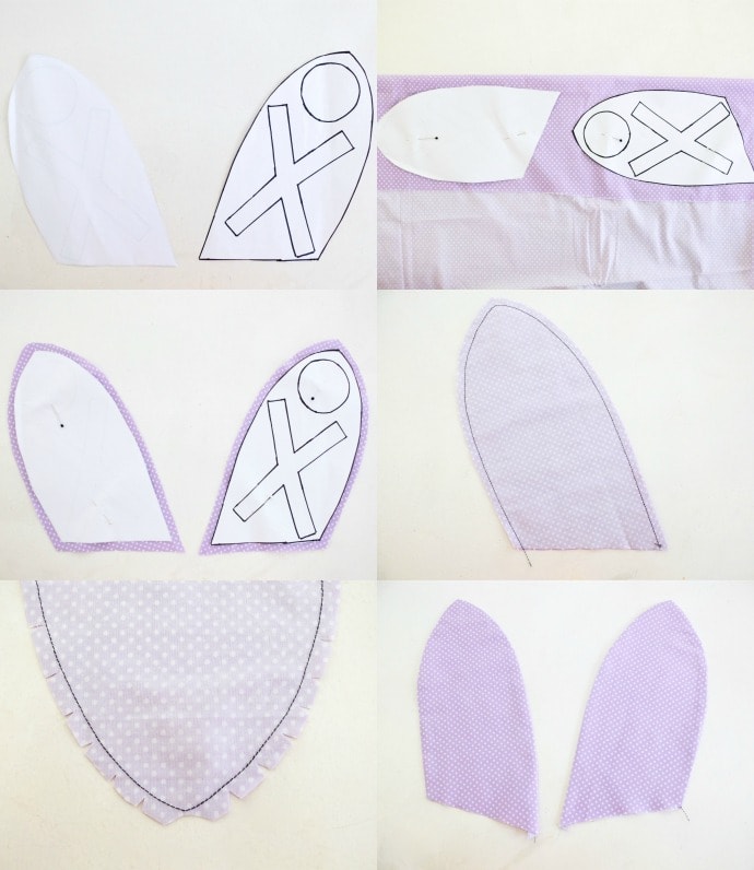 bunny pillow diy steps