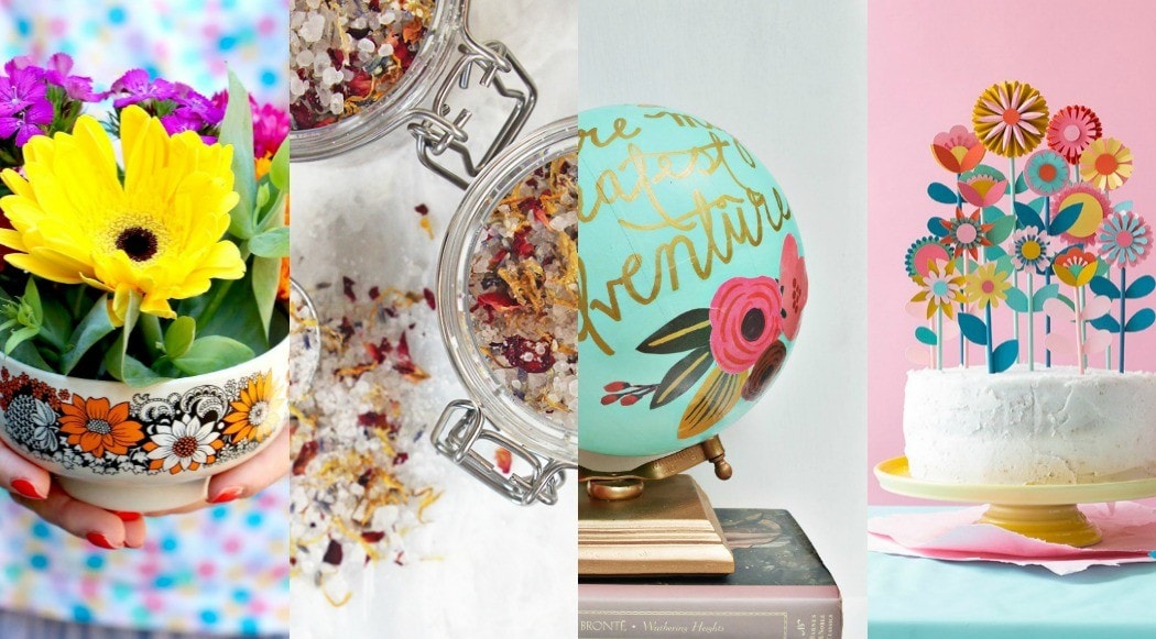 Mother's Day floral crafts to make