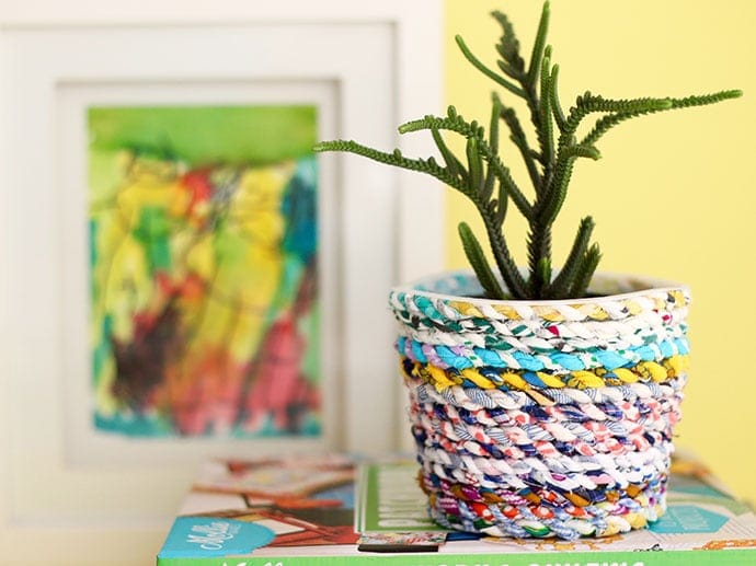 Just Keep Growing - How to Make Your Very Own DIY Fabric Planters -  peppermint magazine