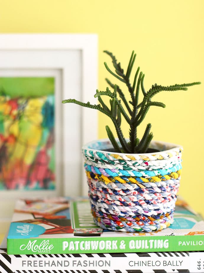 How to Make Fabric Planters