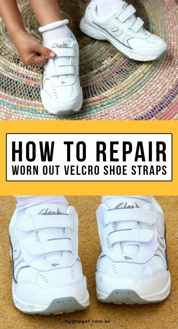 How to Repair Worn Out Velcro Shoe Straps My Poppet Makes