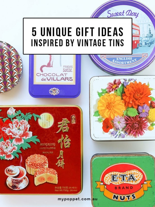 5 Unique Vintage Tin Gift Ideas for Christmas My Poppet Makes