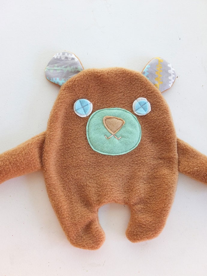 How to make a soft toy - free pattern