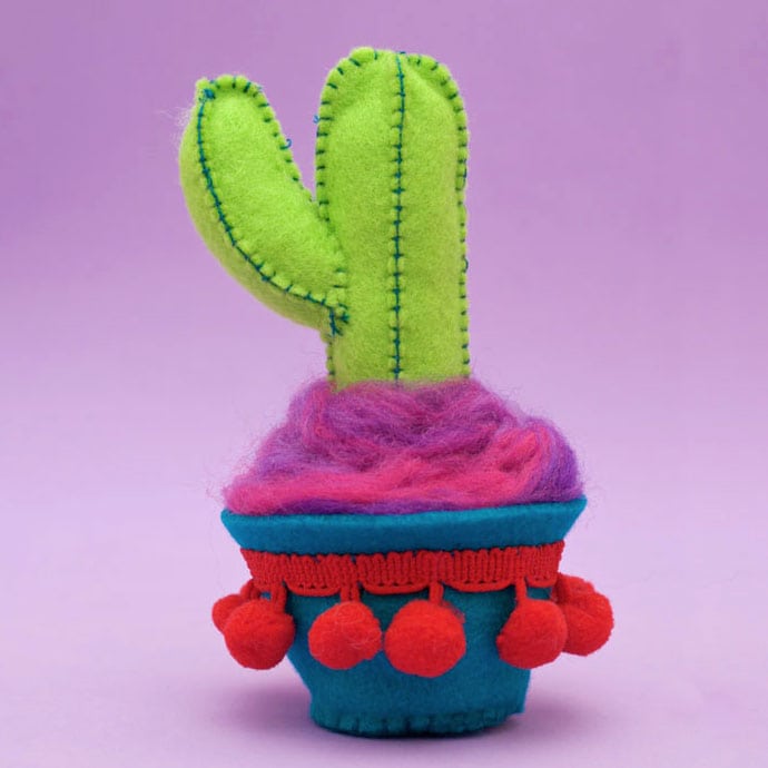 Felt Craft: Pop Cactus mypoppet.com.au