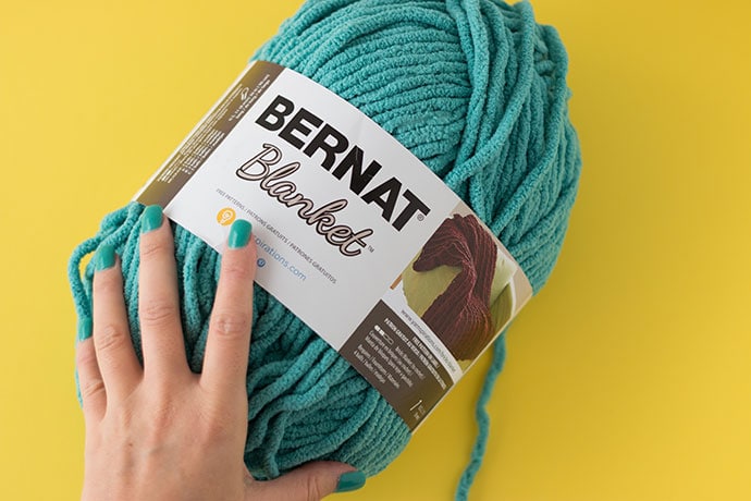 Bernat Blanket yarn - light teal