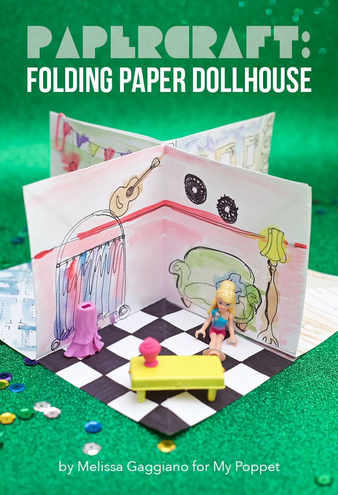 NEW AMAZING PAPER DOLLHOUSE & PRINTABLE 