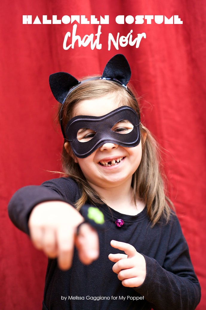 Halloween DIY Chat Noir Costume Ring My Poppet Makes