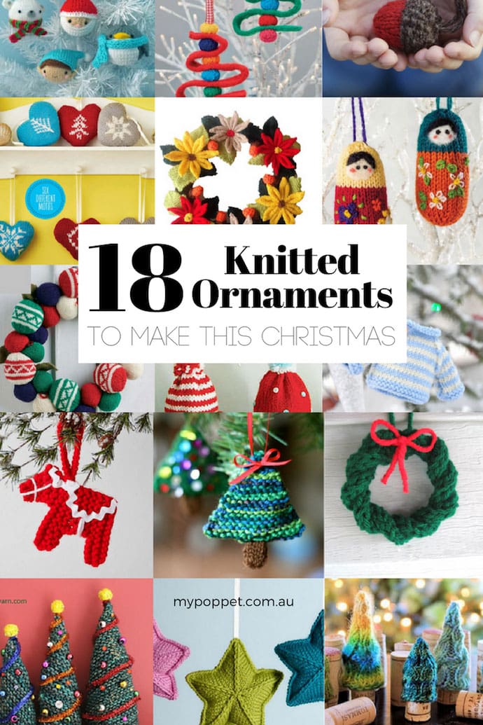 14+ Knitted Christmas Ornament Patterns