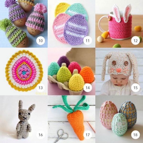 18 Adorable Easter Crochet Patterns My Poppet Makes