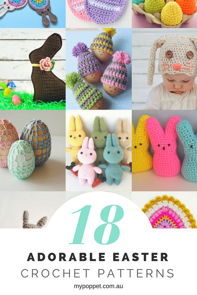 18 Easter Crochet Patterns - Mypoppet.com.au