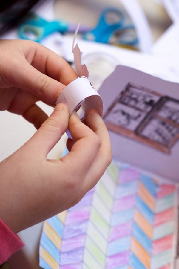 Le Papier Apartment Printable Paper Doll House My Poppet Makes