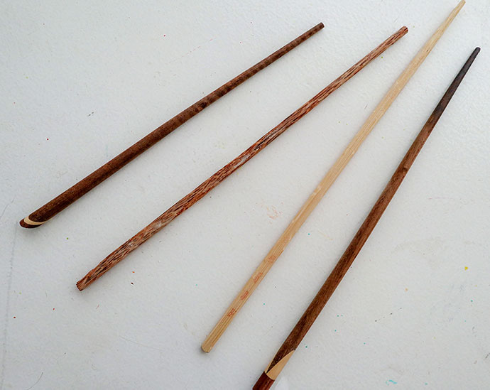 Use old chopsticks to make wizard wands - mypoppet.com.au