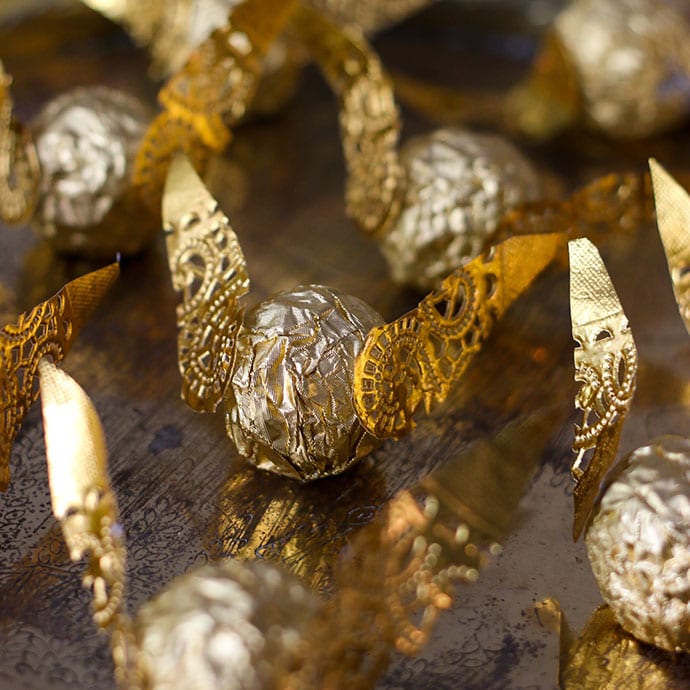 How to Make Ferrero Rocher Golden Snitches