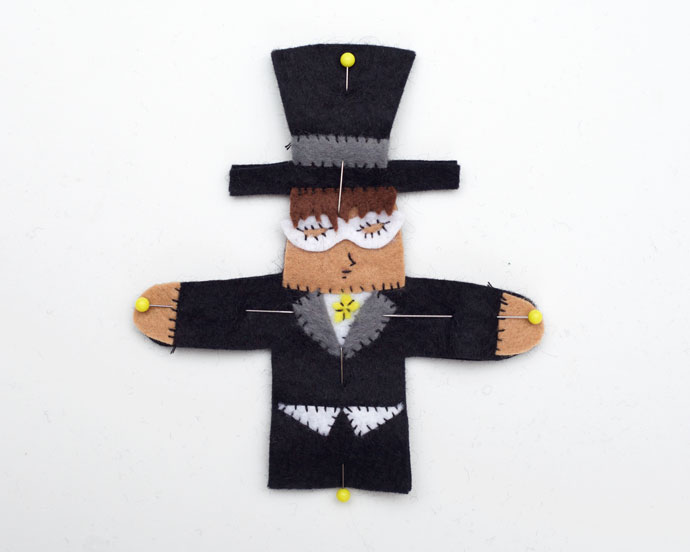 Tuxedo Mask finger puppet - mypoppet.com.au