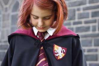 DIY Gryffindoor Tie - mypoppet.com.au