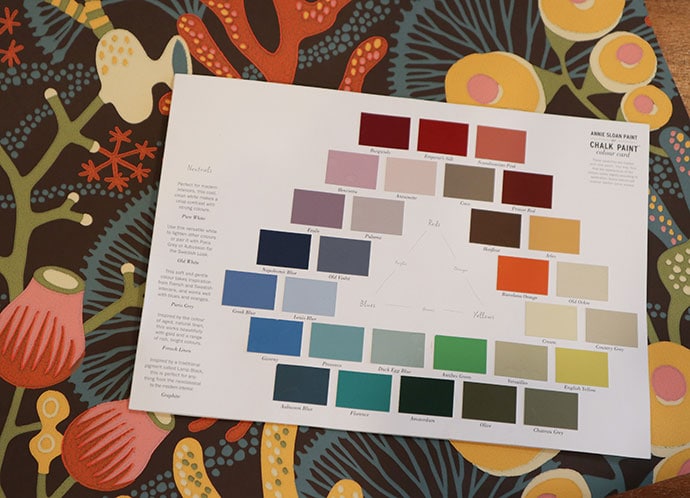 Annie Sloan paint chart colours 