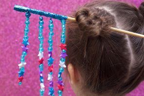 DIY Japanese Chopstick Hair Ornament - mypoppet.com.au