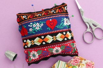 Vintage Trim Pincushion Sewing Instructions - mypoppet.com.au