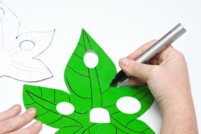 How to make a Korok mask for Halloween- mypoppet.com.au