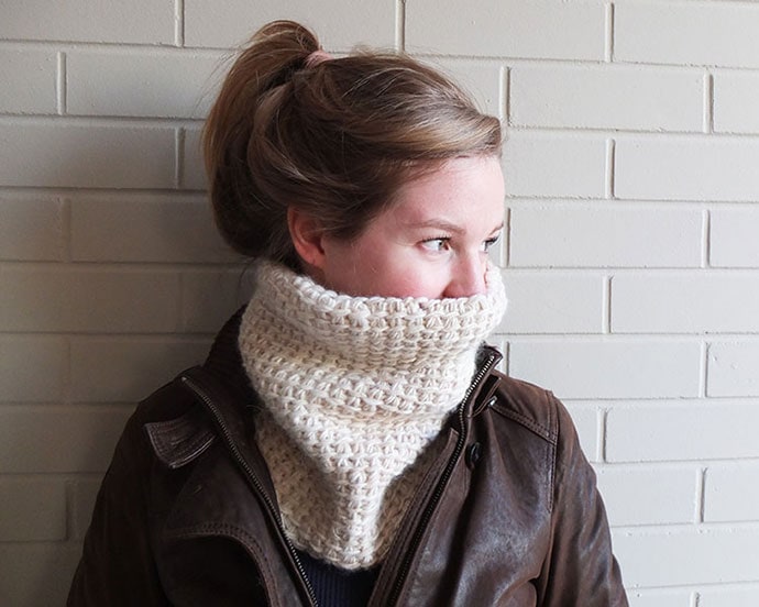 crochet neckwarmer pattern - mypoppet.com.au