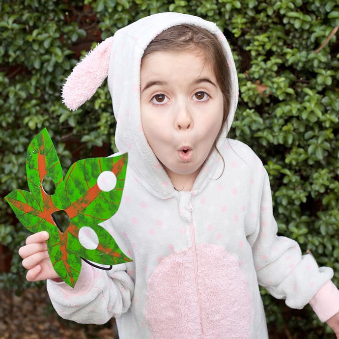 Diy Korok Halloween Costume Mask My Poppet Makes