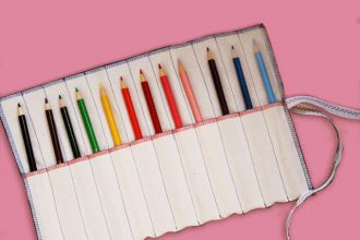 DIY Pencil Roll - mypoppet.com.au