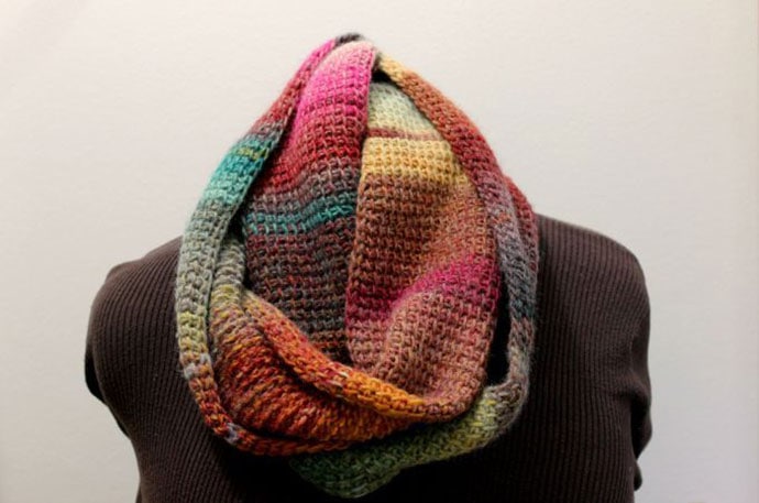 free tunisian crochet cowl pattern - mypoppet.com.au