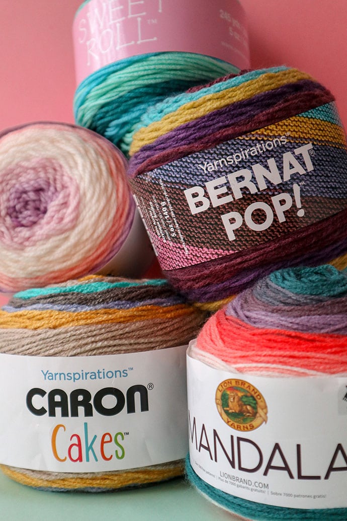 Separate a Bernat Blanket ombre yarn cake with me! #bernatblanketyarn... |  TikTok