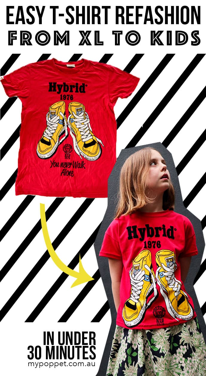 tshirt refashion - mypoppet.com.au