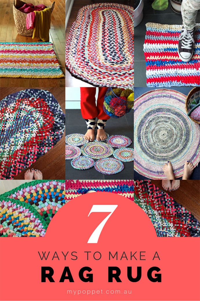 7 Ways To Make A Rag Rug From Old Clothes My Poppet Makes