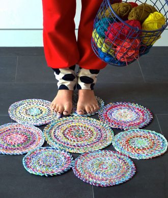 7 Ways to Make a Rag Rug from old Clothes | My Poppet Makes