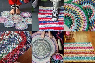 How to make a rag rug 7 ways - mypoppet.com.au