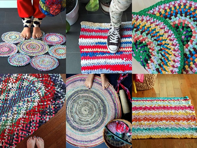 How to make a rag rug 7 ways - mypoppet.com.au