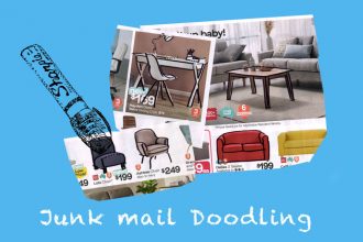 Learn to Draw objects - Junk mail doodling - mypoppet.com.au