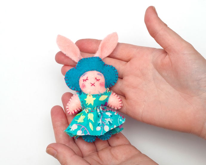 Easter Felt Craft Bunny Doll – mypoppet.com.au