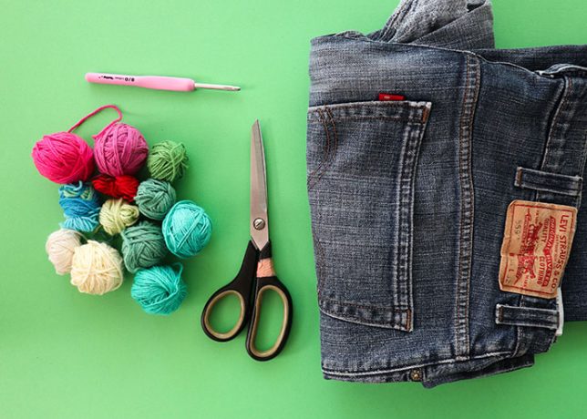 Denim Rag Rug Instructions Upcycle Style: Denim Rag Rug | My Poppet Makes