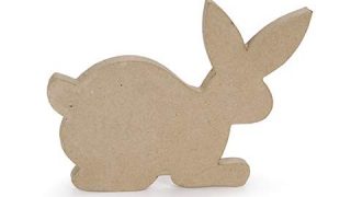 3D Paper Mache Easter Bunny