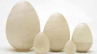 Blank Nesting Easter Eggs 5pc.