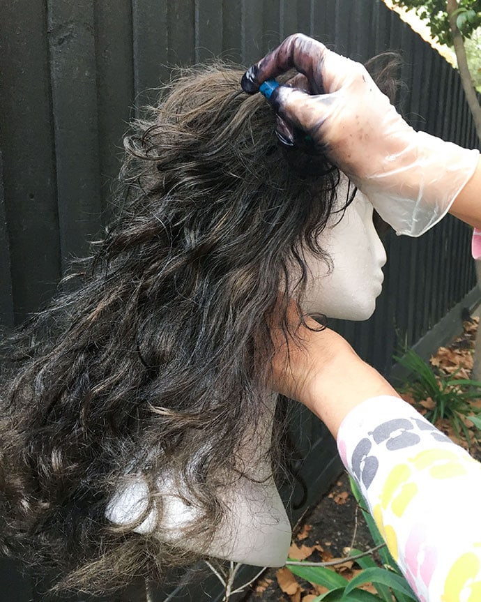 How to style a bellatrix lestrange wig