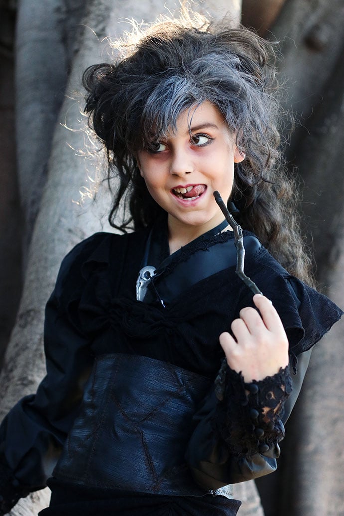 DIY Bellatrix Lestrange Costume - Emma's Bellatrix Cosplay